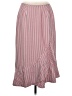 Ted Baker London 100% Polyester Stripes Red Casual Skirt Size 6 (2) - photo 1