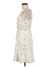 ModCloth 100% Polyester Floral Ivory Casual Dress Size 8 - photo 5