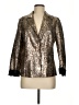 Dolce Cabo 100% Polyester Metallic Gold Blazer Size M - photo 1