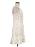 ModCloth 100% Polyester Floral Ivory Casual Dress Size 8 - photo 4