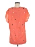 Esprit 100% Viscose Orange Short Sleeve Blouse Size 6 - photo 2