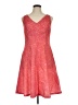 Kasper Hearts Red Cocktail Dress Size 14 - photo 1