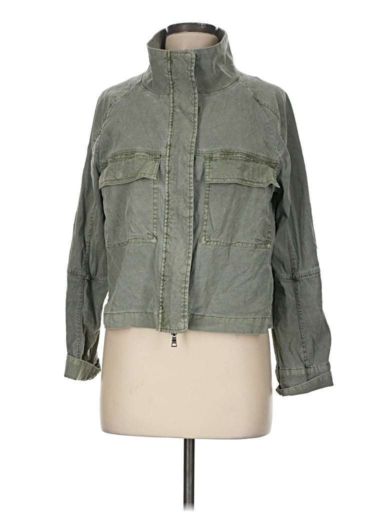 Pre-owned Evereve Jacket In Green
