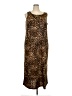 Double D Ranch 100% Polyester Animal Print Brown Casual Dress Size 2X - photo 1