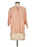 Mango Tan 3/4 Sleeve Blouse Size 2 - photo 1