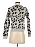 Planet Gold Animal Print Gray Pullover Sweater Size XS - photo 2