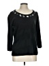 Mercer Street Studio 100% Acrylic Black Pullover Sweater Size L - photo 1