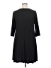MSK Solid Black Casual Dress Size 1X - photo 2