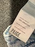 Paige 100% Cotton Hearts Blue Jeans Size 25 waist - photo 8
