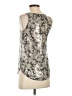French Connection 100% Polyester Silver Sleeveless Blouse Size 0 - photo 1