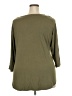 Rose + Olive Green 3/4 Sleeve Top Size 3X - photo 2