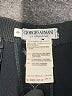 Giorgio Armani Solid Black Wool Pants Size 8 - photo 7