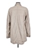 Mauritius 100% Leather Solid Tan Trenchcoat Size 8 - photo 2