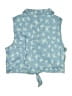 Unbranded 100% Polyester Blue Sleeveless Button-Down Shirt Size 9 - 10 - photo 2
