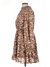 Mine 100% Polyester Floral Brown Casual Dress Size L - photo 5
