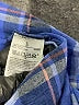 Old Navy 100% Cotton Plaid Blue Long Sleeve Button-Down Shirt Size L - photo 8