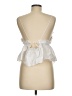 Zara 100% Cotton Ivory Tank Top Size M - photo 2