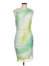 Express Tie-dye Green Cocktail Dress Size M - photo 1