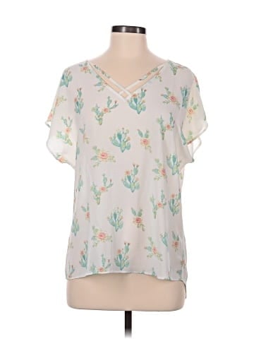 Charming Charlie Short Sleeve Blouse (view 1)