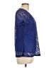 As U Wish 100% Polyester Blue Short Sleeve Top Size L - photo 4