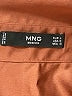 MNG 100% Polyester Brown Long Sleeve Blouse Size 8 - photo 7