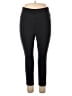 Roaman's Solid Black Gray Active Pants Size 14 - 16 - photo 1