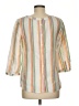 Boden Stripes Ivory 3/4 Sleeve Blouse Size 6 - photo 2