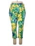 Lands' End Tropical Green Blue Active Pants Size 14 - photo 2