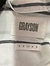 Grayson 100% Lyocell Stripes Silver Long Sleeve Blouse Size Med (3) - photo 7
