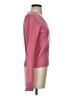 Express 100% Lambswool Argyle Pink Wool Pullover Sweater Size S - photo 4