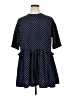 ASOS 100% Polyester Polka Dots Blue Casual Dress Size 10 - photo 1