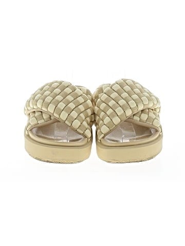 Air Jordan Sophia "Team Gold White Alabaster" Slides  (view 2)