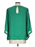 Susan Hutton 100% Polyester Green 3/4 Sleeve Blouse Size L (estimated) - photo 2
