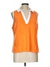Boston Proper Orange Sleeveless Blouse Size L - photo 1