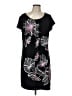 Style&Co Graphic Black Casual Dress Size L - photo 1