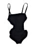 Kona Sol Solid Black One Piece Swimsuit Size M - photo 1
