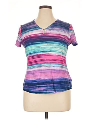 Anne Klein Short Sleeve Top (view 1)