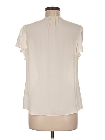 Rebecca Taylor Short Sleeve Silk Top (view 2)