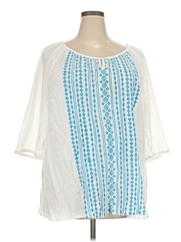 Catherines 3/4 Sleeve Blouse (view 1)