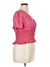 ABound 100% Rayon Pink Short Sleeve Top Size XL - photo 4