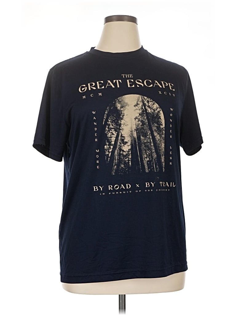 Pre-owned Active By Old Navy Short Sleeve T-shirt In Blue