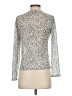 Eva Franco Silver Long Sleeve Top Size S - photo 2
