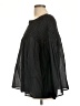 Merlette 100% Cotton Black Long Sleeve Blouse Size L - photo 5