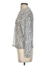 Eva Franco Silver Long Sleeve Top Size S - photo 5