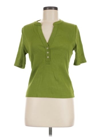 Veronica Beard Short Sleeve Henley (view 1)