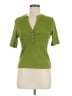 Veronica Beard Green Short Sleeve Henley Size M - photo 1