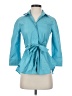 Max Mara Teal 3/4 Sleeve Button-Down Shirt Size 0 - photo 1