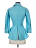 Max Mara Teal 3/4 Sleeve Button-Down Shirt Size 0 - photo 2