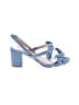 J.Crew Blue Sandals Size 7 1/2 - photo 1
