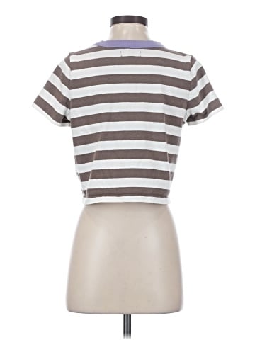 Madewell Organic Cotton Supercrop Pocket Tee in Stripe (view 2)
